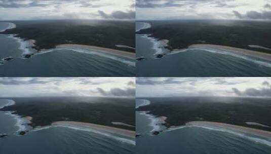 澳大利亚新南威尔士州拜伦湾破碎头海滩田园高清在线视频素材下载