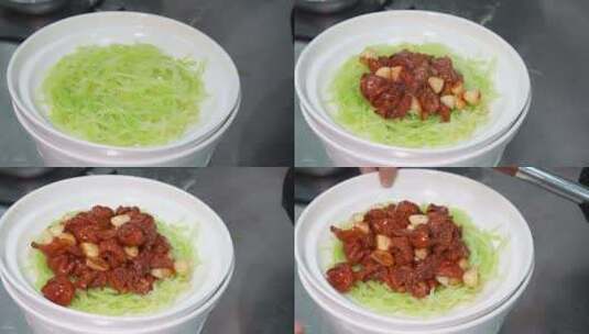 中餐菜品制作高清在线视频素材下载