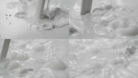 牛奶倒入9高清在线视频素材下载