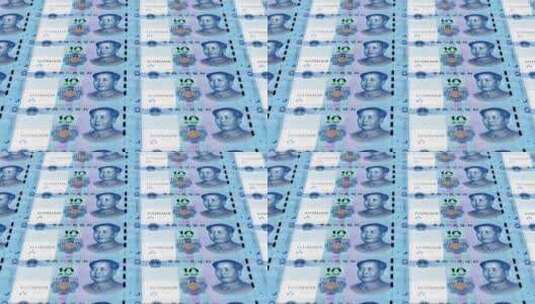 人民币|中国货币-6包|4K分辨率|循环高清在线视频素材下载