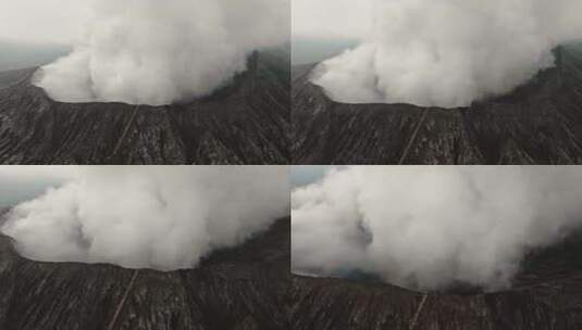 火山，Java，火山，旅游景点高清在线视频素材下载