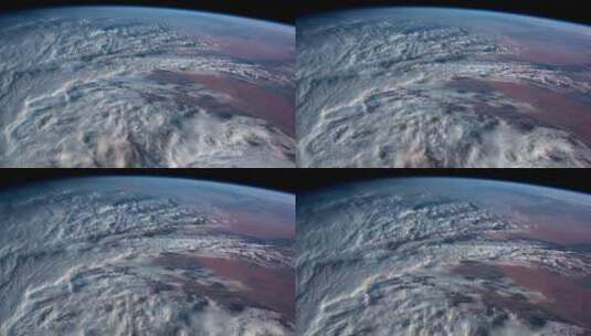 太空中的地球高清在线视频素材下载