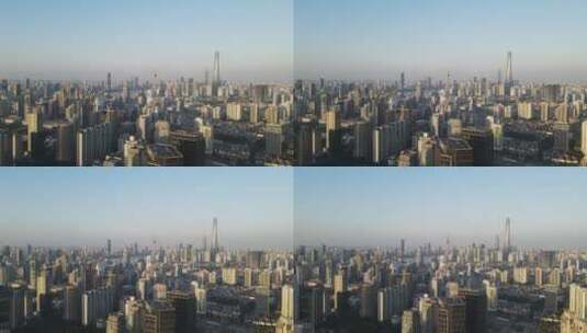 上海黄浦区新天地4K航拍原素材高清在线视频素材下载