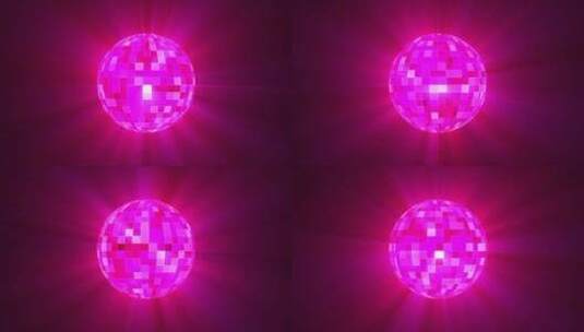炫酷的Disco发光球动画高清在线视频素材下载