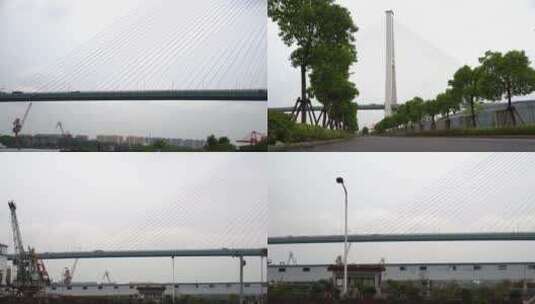上海徐浦大桥实拍高清在线视频素材下载
