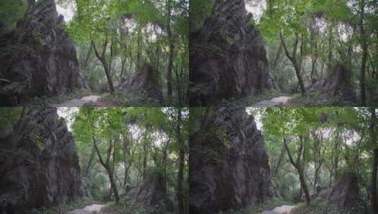 杭州凤凰山景区月岩景点高清在线视频素材下载
