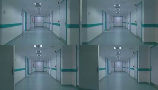 医院走廊高清在线视频素材下载
