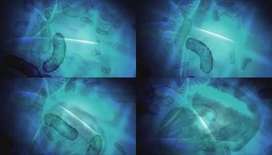 医药健康DNA生物背景高清在线视频素材下载