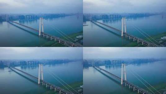 武汉城市航拍延时宣传片视频高清在线视频素材下载