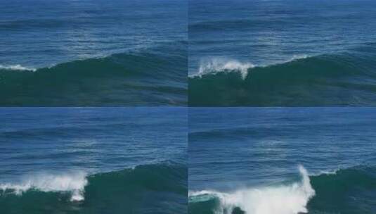 波涛汹涌的大海海面巨浪翻滚高清在线视频素材下载