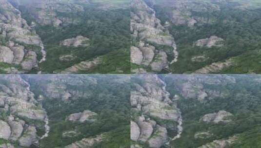 湖北神农架石林风景区航拍高清在线视频素材下载