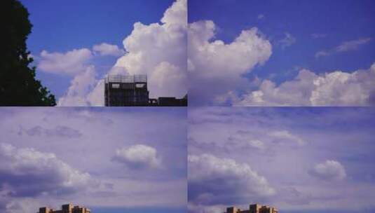 夏天云空镜头高清在线视频素材下载