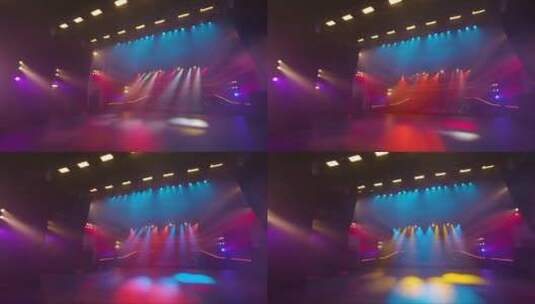 五光十色的音乐厅高清在线视频素材下载