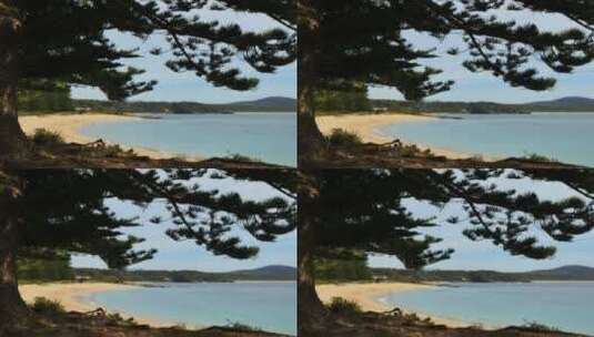 澳大利亚穆拉马朗海滩景观高清在线视频素材下载