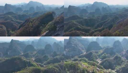 4K航拍 桂林资源八角寨小村庄高清在线视频素材下载