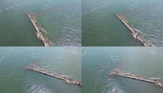 大理洱海风光无人机航拍高清在线视频素材下载