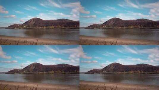 湖水山色高清在线视频素材下载