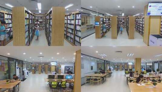 图书 阅读 深圳读书月 服务中心高清在线视频素材下载