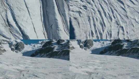 冰川冰原地质地貌高清在线视频素材下载