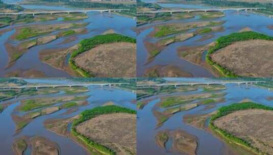 黄河流域 黄河河流高清在线视频素材下载