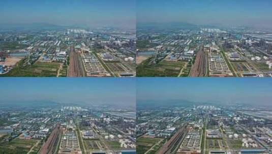 宁波石化经济技术开发区航拍0415_V1-0005高清在线视频素材下载