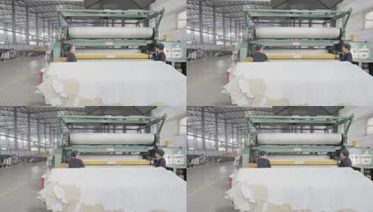 生产加工 皮革生产 皮革厂  皮革制造高清在线视频素材下载