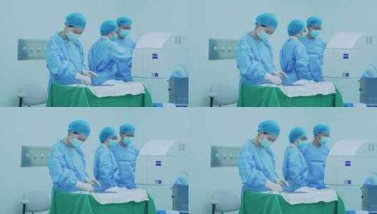 眼科医院设备调试高清在线视频素材下载