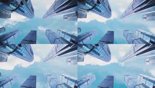 深圳高楼平安大厦CBD延时拍摄高清在线视频素材下载