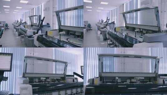 4k医院实验室先进的医疗设备高清在线视频素材下载
