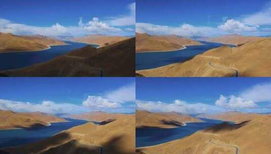 西藏羊卓雍措 羊湖高清在线视频素材下载