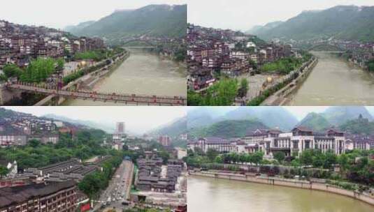 贵州茅台镇日景航拍4K高清在线视频素材下载