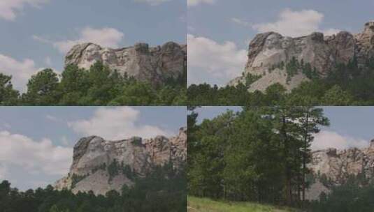 拉什莫尔山，拉什莫尔，山，雕塑高清在线视频素材下载