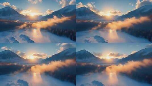 「有版权」航拍新疆4K高清在线视频素材下载