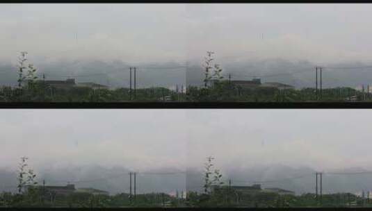 雨天惠山云雾高清在线视频素材下载