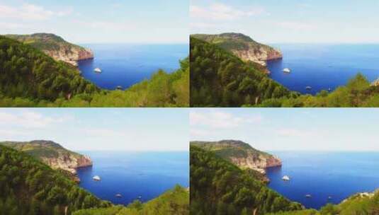 美丽大海的景色高清在线视频素材下载