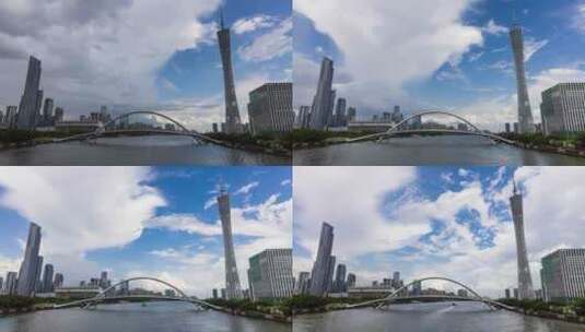 8K广州大桥延时高清在线视频素材下载