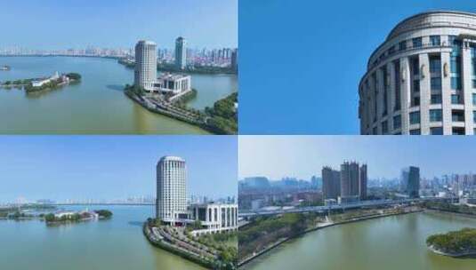 南昌青山湖风景区高清在线视频素材下载