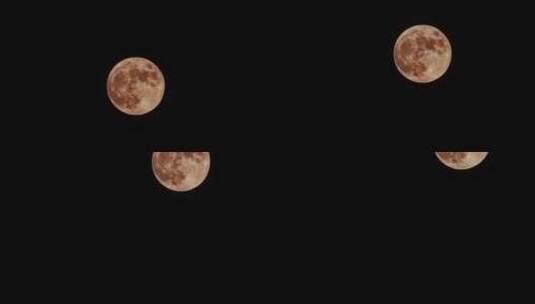 月亮升起　中秋明月高清在线视频素材下载