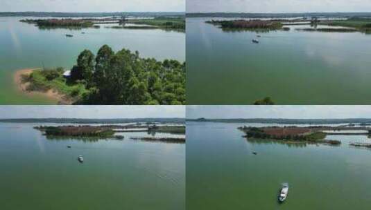 湖景自然风光高清在线视频素材下载