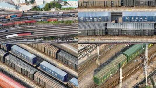 中国铁路 铁路货运高清在线视频素材下载