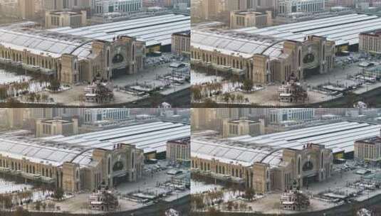 哈尔滨站 哈尔滨火车站高清在线视频素材下载