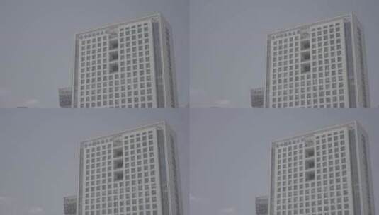 A7S3 SLOG3 实拍  中国检验认证大楼空镜高清在线视频素材下载