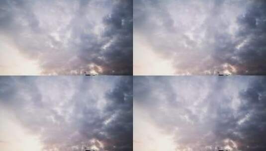 天空上的乌云高清在线视频素材下载