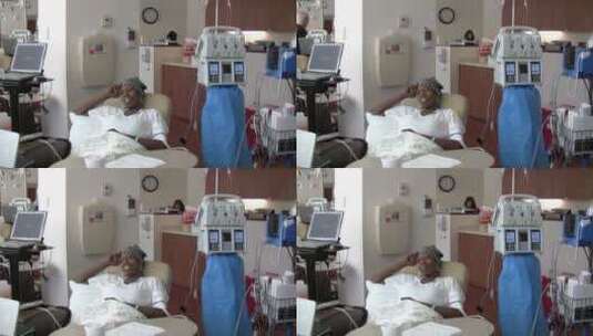 癌症患者接受化疗 高清在线视频素材下载