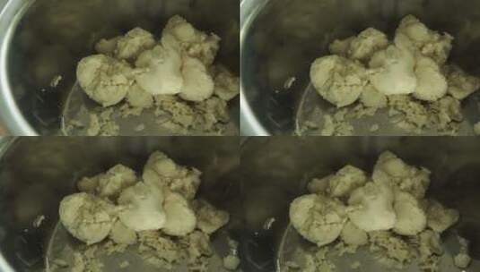 过滤豆浆里的豆渣高清在线视频素材下载