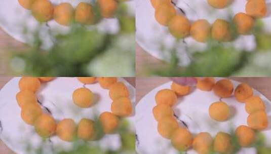 蛋黄红豆沙制作蛋黄酥 (8)高清在线视频素材下载