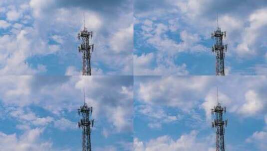 5G发射塔高清在线视频素材下载