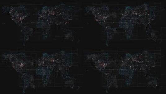 高科技数字地图高清在线视频素材下载