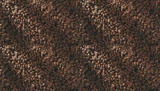 棕色的咖啡豆高清在线视频素材下载
