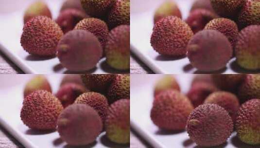 水果荔枝热带水果高清在线视频素材下载